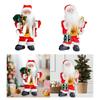 Electric Santa Claus Toy Christmas Santa Ornament, Funny, Boys Girls Creative with Musical Christmas Decor for Holiday Party