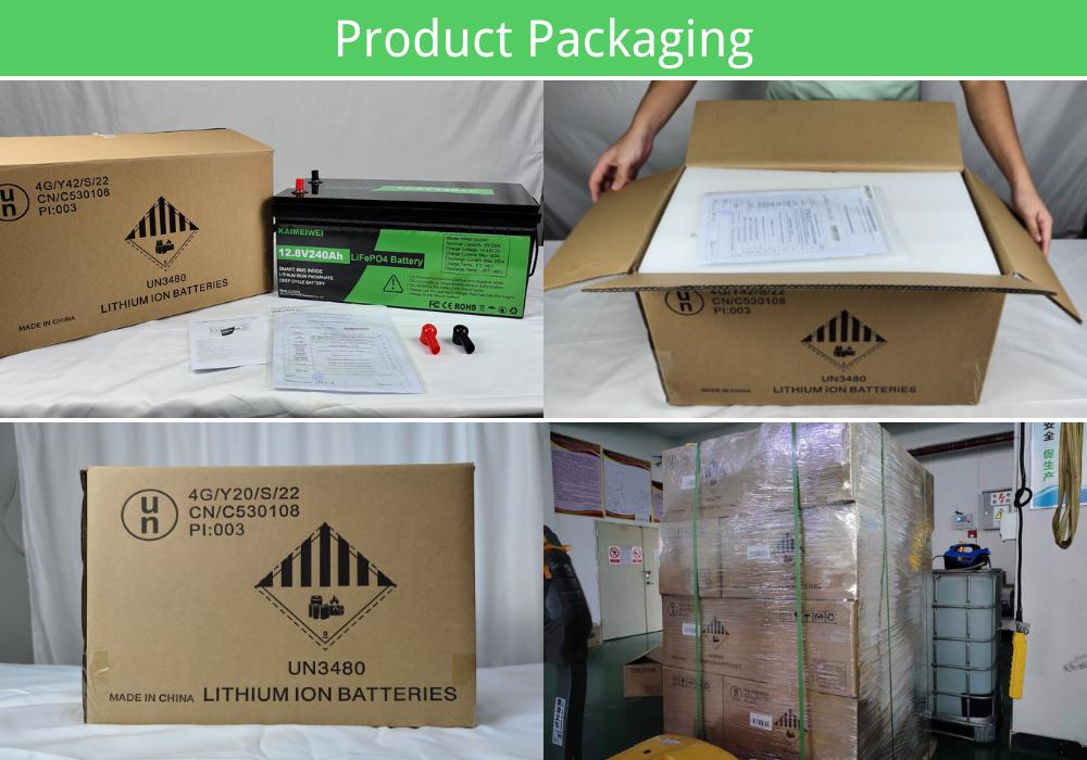 Lifepo4 Deep Cycle 12v 240ah Rechargeable Lithium Ion Batteries Lifepo4 Battery Pack