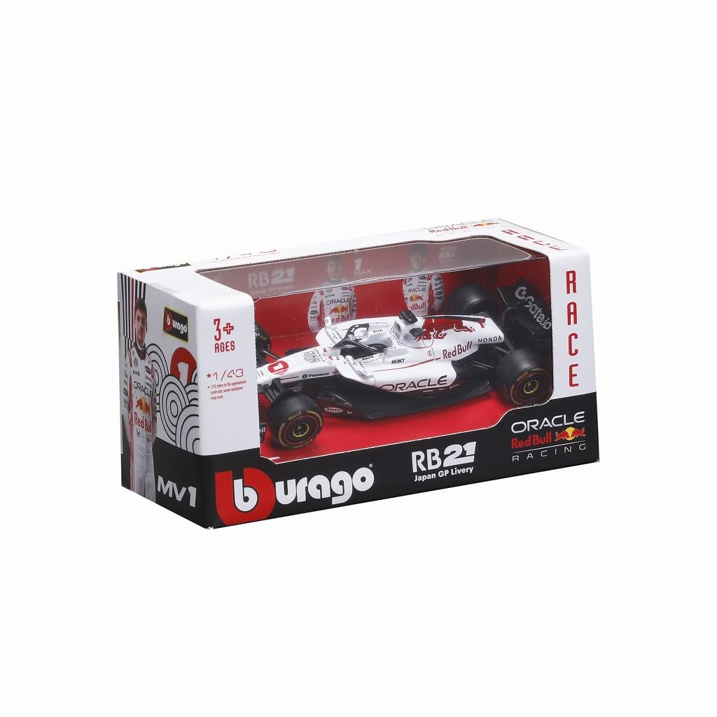 Kyosho BURAGO Масштабная модель Oracle Red Bull Racing RB21 2025 Гран-при Японии 1 Ферстаппен Окно Коробка Готовый продукт BUR38233JPV 1/43 Нет. М.