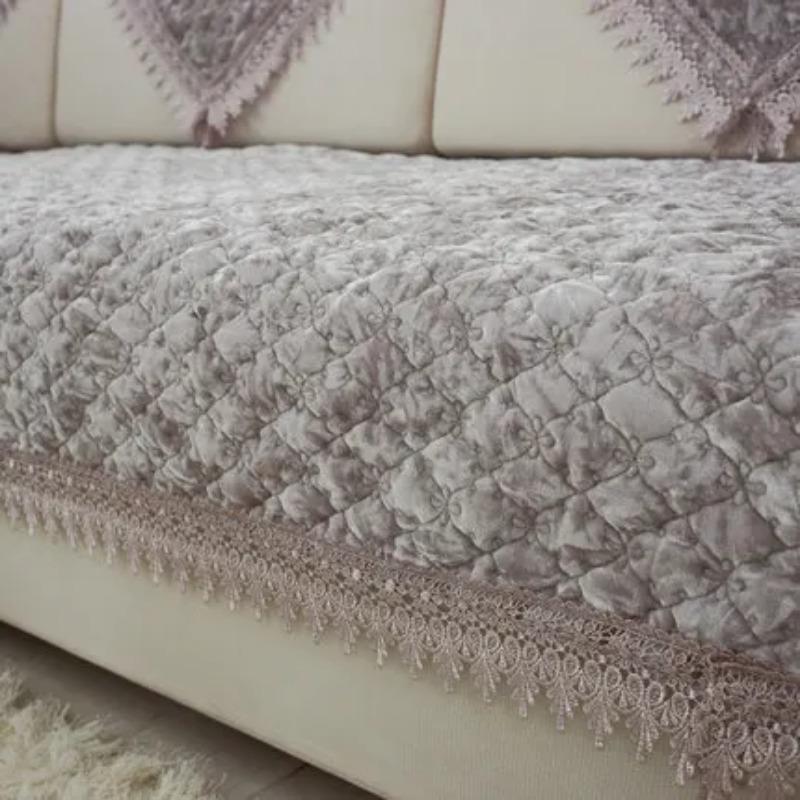 European Non-slip Plush Sofa Cushion Four Seasons Universal Cushion Full Cover Sofa Cover