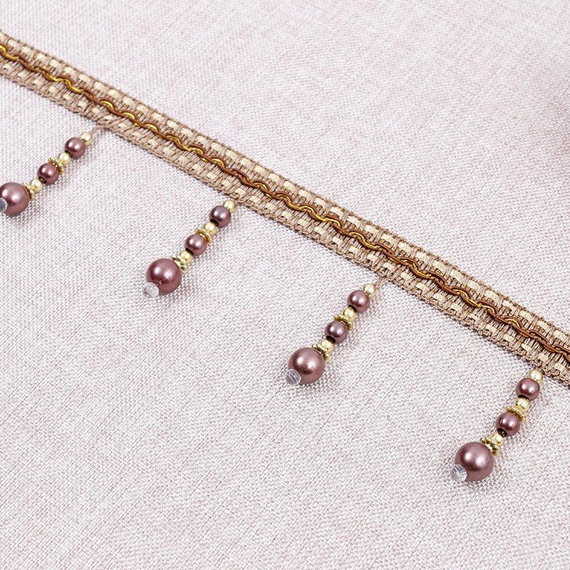 11 метров искусственный жемчуг кисточка кружевная отделка занавес швейный аксессуар обивка штор бисер отделка бахрома DIY домашний декор