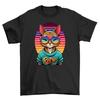Retro_57 Fun Cat T-shirt for Cool Cats - Meowtastic 100% Cotton Tee, Unisex Prin