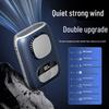 Portable Mini High-Speed Waist Fan with Digital Display for Outdoor Use