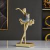 Балерина, танцовщица, статуэтка, декор для ТВ-стойки, легкая, стильная, универсальная, статуэтка танцовщицы из смолы