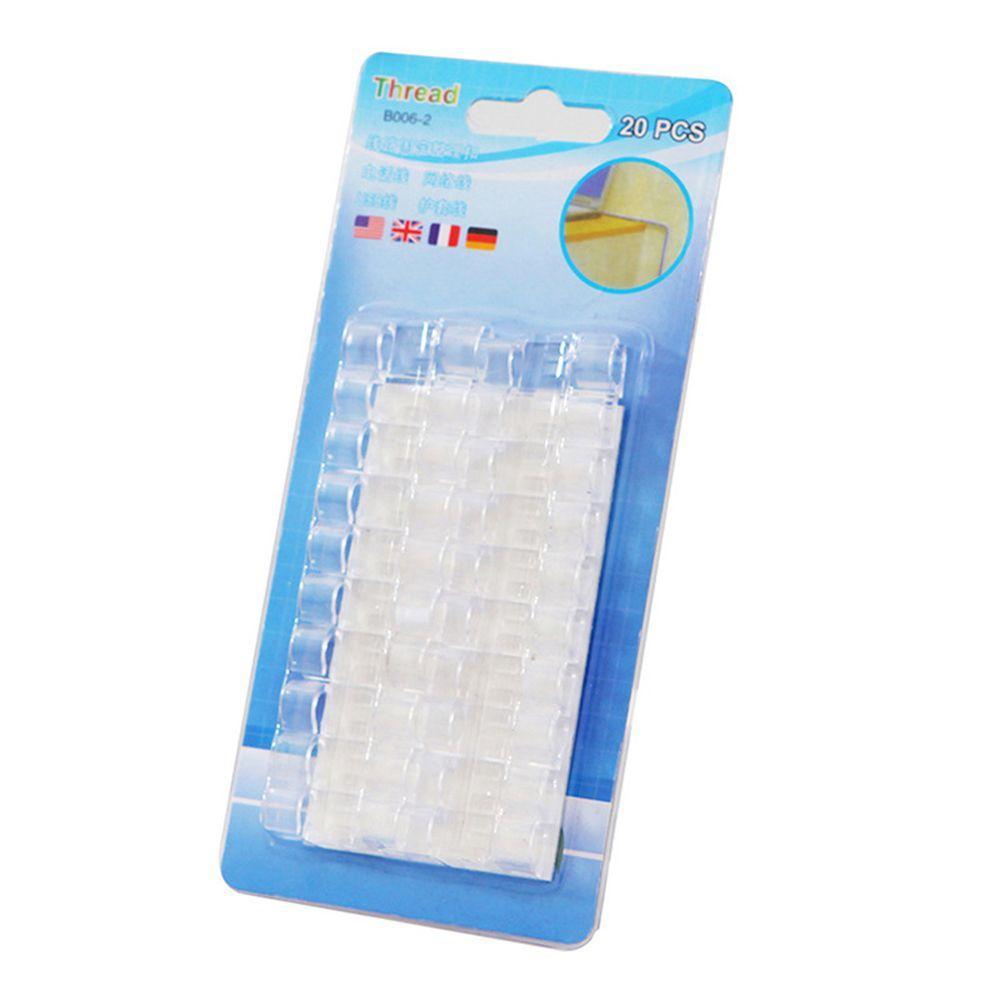 20pcs Desktop Data Telephone Line Sleeve Management Cord Winder Cable Organizer Clips