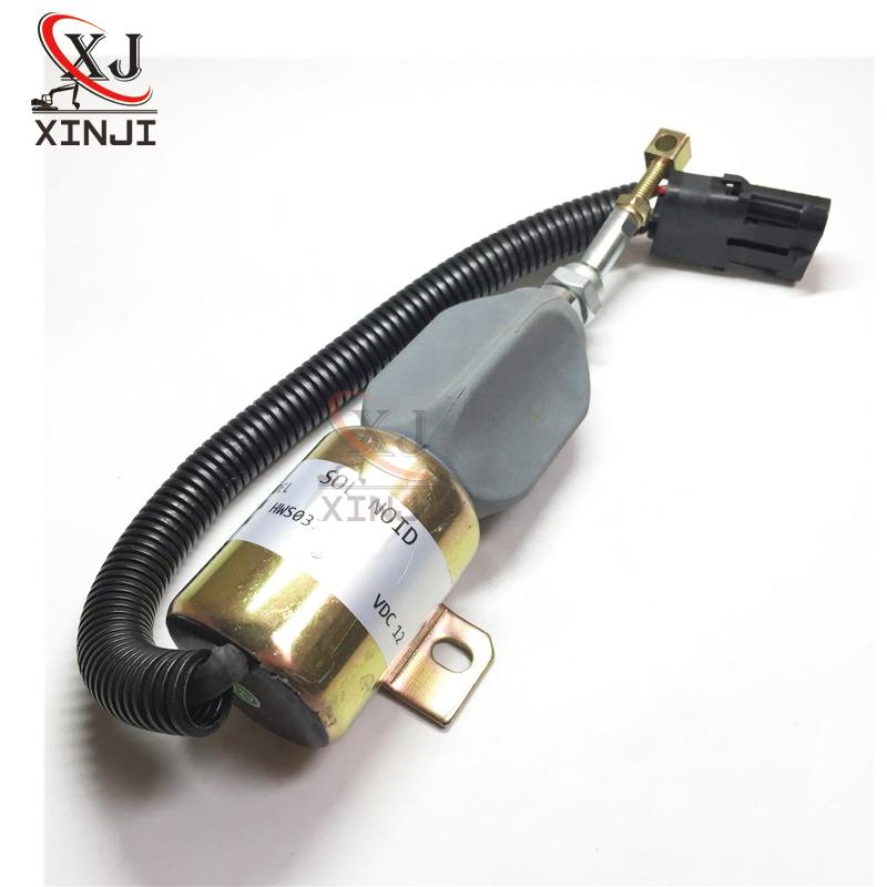 Parts 12V Fuel Shutdown Solenoid 1752ES-12E7UC3B1S1 SA-4888-12 for Woodward Parts Solenoid