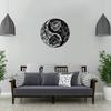 Elegant Black Metal Rose Wall Art – Modern Flower Sculpture, Iron Crafts for Stylish Wall Decoration and Contemporary Home Decor