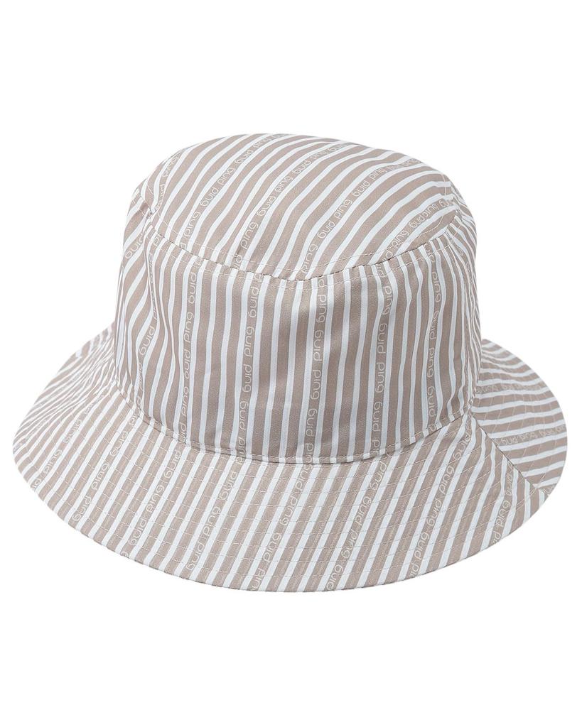 [Pin Apparel] Women's Bucket Hat (Stripe)  Golf Hat  622-5187306 040Beige FR