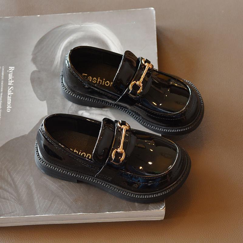 Girls' Leather Shoes, Princess Shoes, Autumn Single Shoes, British Style Versatile Soft-soled Small Leather Shoes