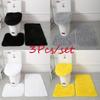 Новый дизайн, мягкий нескользящий коврик из 2 предметов для ванной комнаты, коврик для душа, коврик для туалета, ковер, коврик для туалета, хороший комплект для спальни