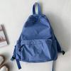 Nylon Backpack Large Capacity Leisure Trend Single Shoulder College Student Class Style Backpack Double Shoulder Girl