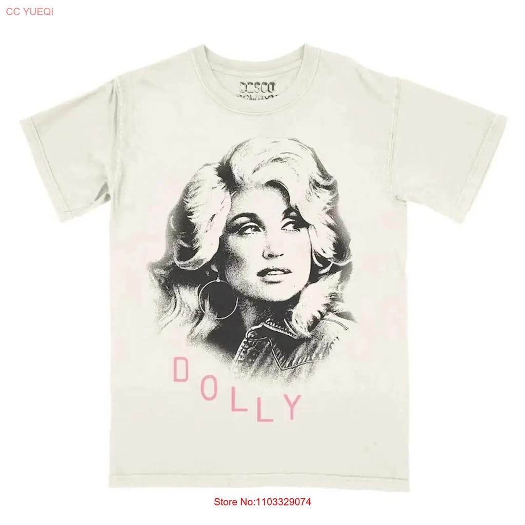 Белая футболка Dolly Parton для музыки AN45996 винтажная стираная удобная уличная одежда слегка повседневная стильная унисекс мода