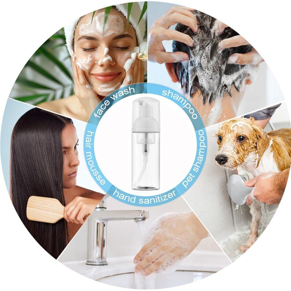 Clear Empty Bottle Plastic Empty Soap Bottle Portable Foam Bottle  Cosmetics Packaging