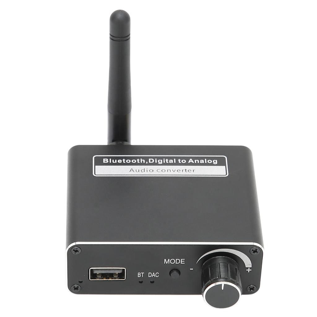 D18 3 In1 Audio Converter Bluetooth 5.0 Receiver HiFi Digital to Analog Audio Adapter with USB Port