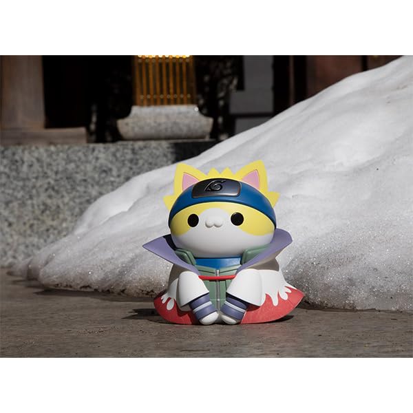 MEGA CAT PROJECT NARUTO Shippuden Big Series 1 Minato Approximately PVC Figure Nyart! Namikaze, 100mm, Pre-painted