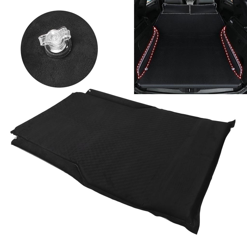 Надувной матрас-кровать для внедорожника со встроенной подушкой и защитным бортиком, толщиной 5 см, из замши, надувной, для кемпинга, спальный матрас для минивэна, грузовика среднего и большого размера