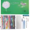 Tin Box: 100-Color Portable Watercolor Paint Set for Kids DIY Nail Art & Painting