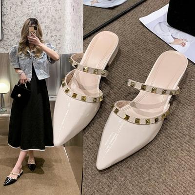 Мода 2024 Лето Женские Новые Туфли На Высоком Каблуке С Открытым Носком Сексуальные Женские Туфли На Каблуке Для Женщин Сандалии Модные Пряжки Крест Низкие Каблуки