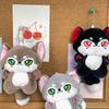 Adorable Plush Wolf Keychain Cute Cartoon Stuffed Wolf Toy For Students And Gifts
