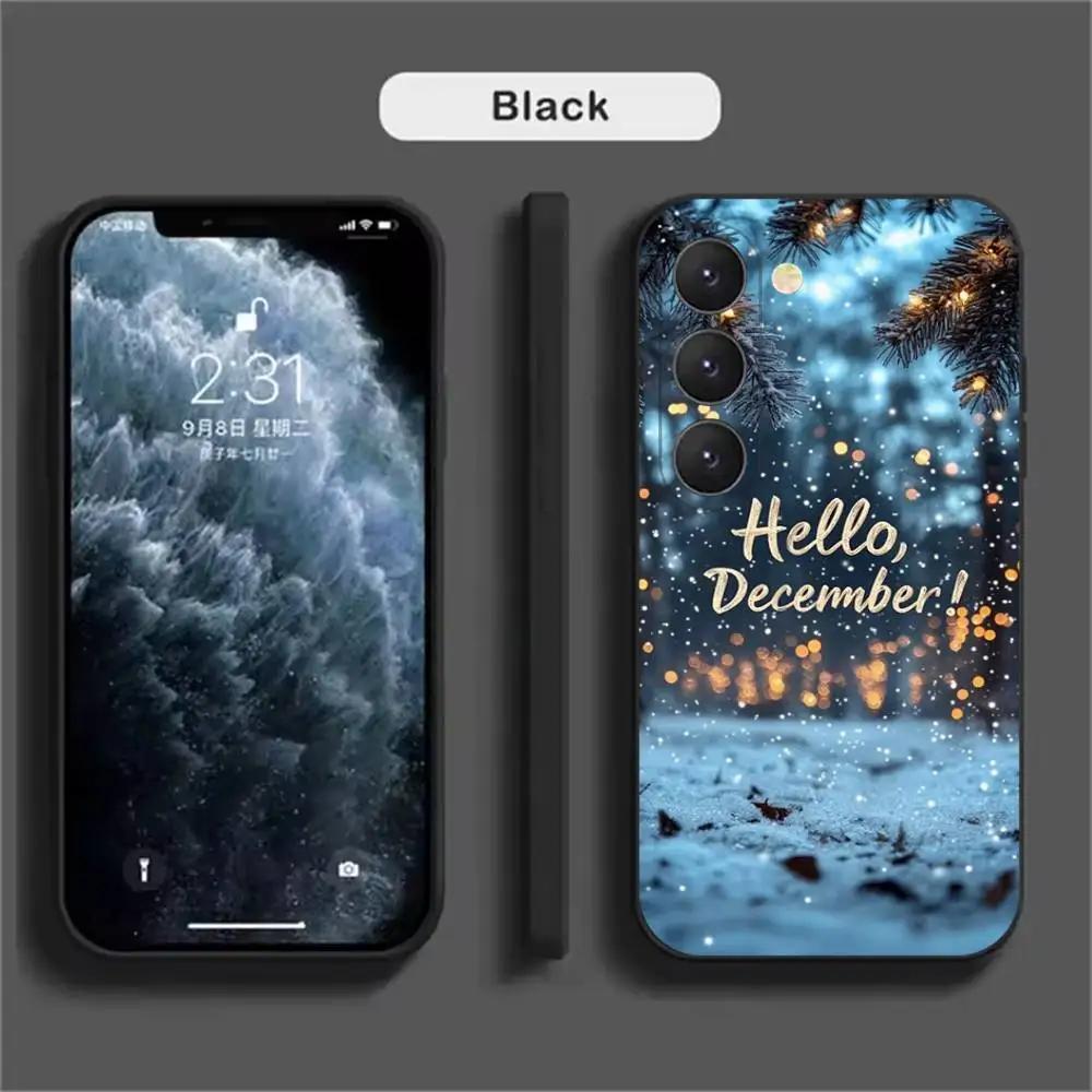Милый Зимний Снежный Чехол Для Телефона Samsung Galaxy A52 A42 A32 A22 A12 A02S A72 A73 A51 A41 A31 A21S A71 A40 A30S A20S