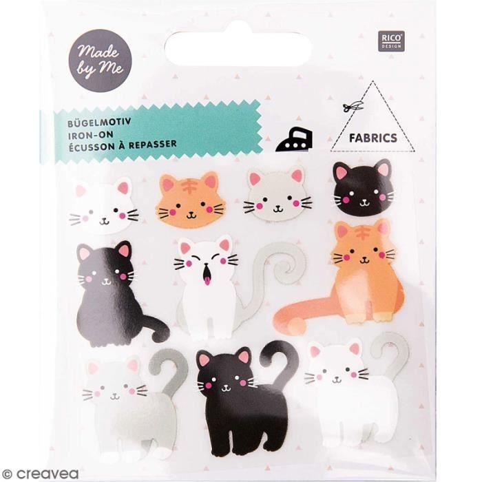 Iron-on Patches - Cats - 10 Pcs