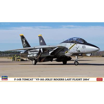 Hasegawa Пластиковая модель последнего полета ВМС США Tomcat Jolly Rogers 02434 1/72 F-14B VF-103