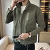 Men's Baseball Collar Flight Jacket Men's Korean Version Youth Versatile Spring New Solid Color Men's Casual Jacket