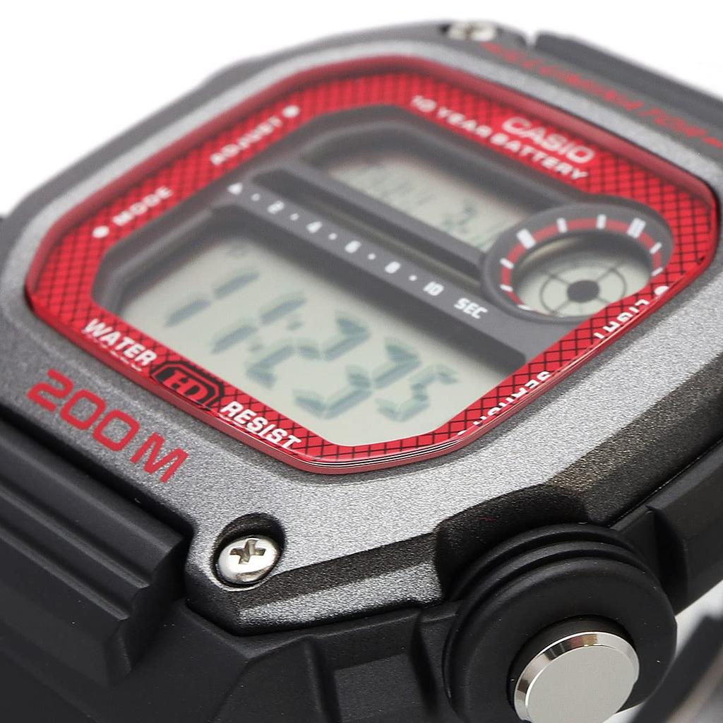Casio Standard Digital Watch Black X Red Overseas Model [Casio] DW-291H-1BV Men's [Item]