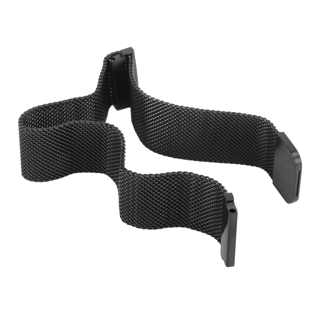 Magnetic Watchband Stainless Steel Quick Release Skin Friendly Breathable Watch Strap for Huawei GT2 Black