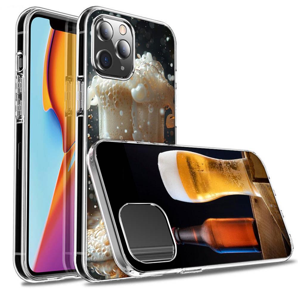 Свежее холодное пиво Чехол для телефона Для Iphone 16E 15 Pro 14 Plus 17E 16 17 Pro Max Air 11 12 13 Mini Ударопрочный Capa Милый Чехол TPU