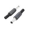 20 Pcs Black 2.5mm X 5.5mm Dc Power Male Plug Adapter