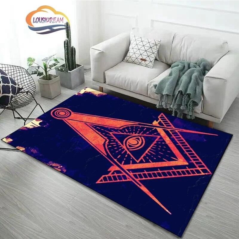 Новейший модный ковер, масонский коврик, масонский мягкий коврик, коврики для спальни, масонской гостиной, двери, напольные коврики для прихожей, коврик для йоги