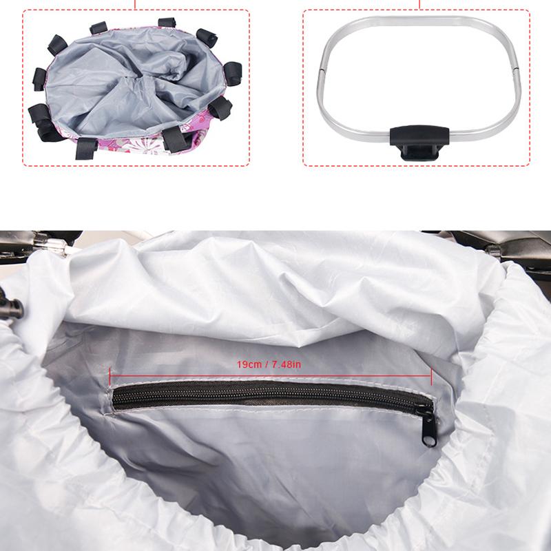 Складная передняя сумка для велосипеда, водонепроницаемая корзина на руль велосипеда, велосипедная передняя рама, аксессуары для велосипеда, велосипедные корзины, 1 шт.