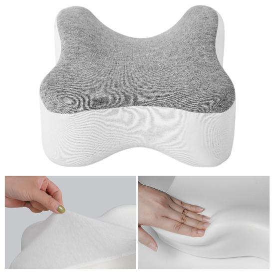Комфортная подушка для коленей для спящих на боку, подушка для ног из пены с эффектом памяти для спины и бедер