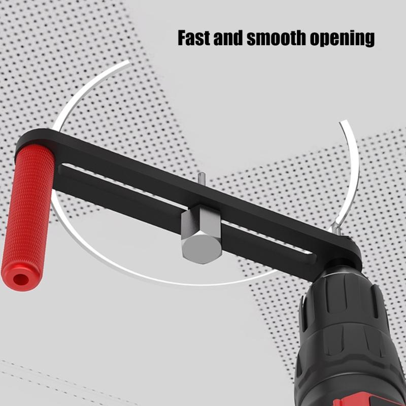 Extendable Thin Guide Compass Circle Cutter with Metricss and Imperials Scales for Accurate Woodworking Standard Cutter