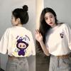 Summer's New Stylish and Youthful T-shirt for Women A Trendy Large-sized Short-sleeved Cute and Loose Top
