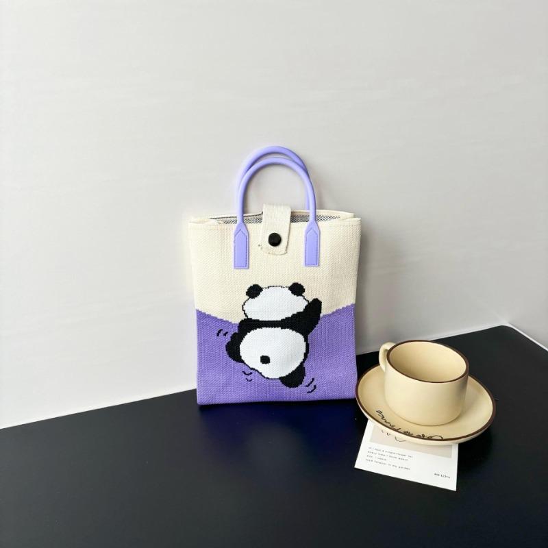 Премиальный стиль, сумка для мобильного телефона большой вместимости, вязаная сумка, нишевая, универсальная, на плечо, мессенджер, мультяшная, модная, дамская сумочка