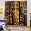 Штора-дерево Блэкаут штора Роскошные Блэкаут 3D шторы для окон для гостиной спальни Индивидуальный размер шторы с лесом
