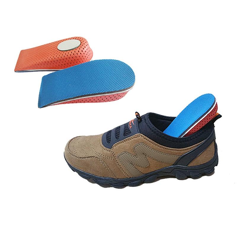 Увеличивающаяся стелька, невидимое движение для мужчин и женщин, дышащая стелька с дезодорантом на воздушной подушке 2 см, 3 см, 4 см