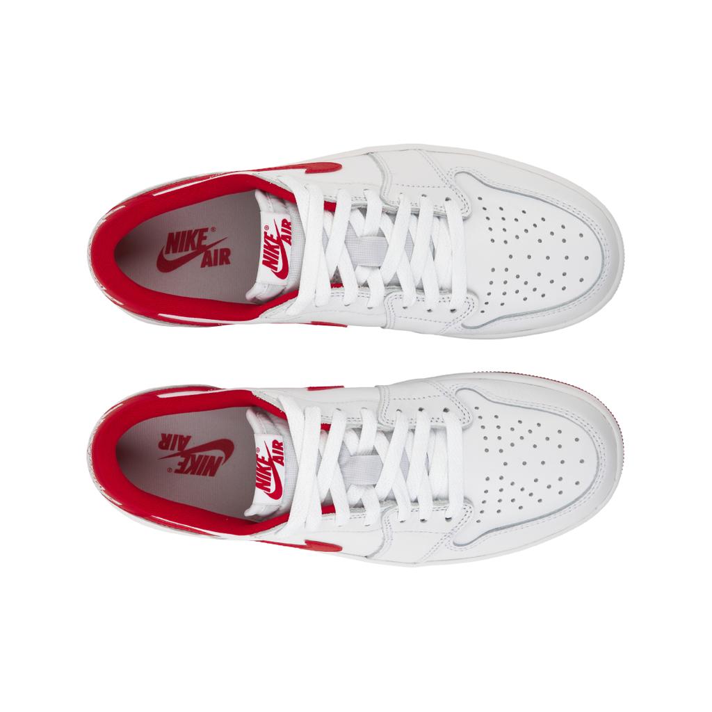 Air Jordan 1 Retro Low OG University Красные кроссовки унисекс Белые CZ0790-161