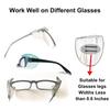 TPU Eye Protection Glasses Rose/Blue/Dark Green/Clear/Tawny Anti Fog Safety Glasses  Small Frame
