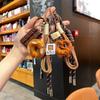 Delicate Bread Woven Rope Hangbag Hanging Chocolate Anti-lost Bread Polyester Bagel Bag Pendant Decoration Woven