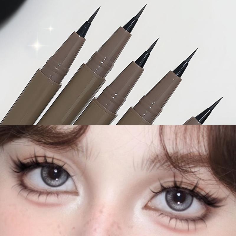 Waterproof Liquid Eyeliner Eyebrow Easy To Sweat-proof Eyebrow Pen 0.05MM Ultra Thin Head Eye Liner Eyelash Eye Makeup