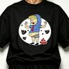Modal Unisex Tshirt Vintage Funny Cartoon Graphic Print Oneck Short Sleeve Hip Hop Streetwear Loose Daily Casual Tees Tops