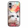 Glass Case For iphone 16 Plus 16Plus Coque Tempered Glass Hard Back Cover For iphone 16 Plus Phone Case Soft TPU Black Bumper