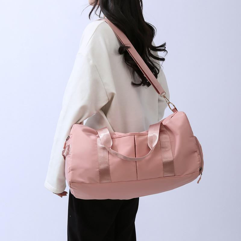 Large Travel Duffel with Wet Dry Separation Waterproof Gym Bag for Swimming Yoga Sports Organized Carryall Essential