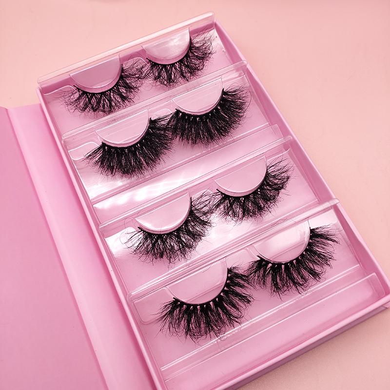 20 Pairs False Eyelashes 3d Faux Mink Lashes Natural Eyelashes 3d Faux Mink With Silk Eyelashes Private Label