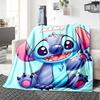 Customiz Name Personality Stitch Blanket Soft &Warm Sofa Office Bed Travel Lunch Break Blanket, Gift Suitable All Seasons