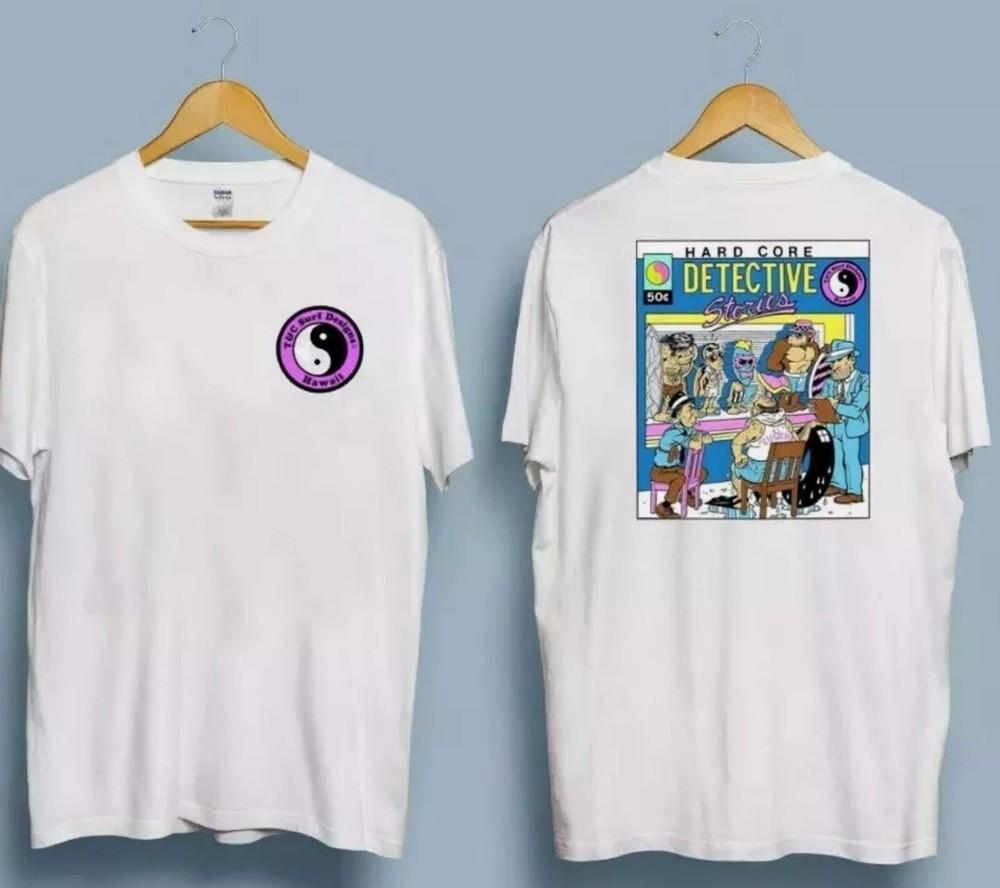 Town and Country Hawaii Surf Skateboard T Shirt Retro Hot Shirt New