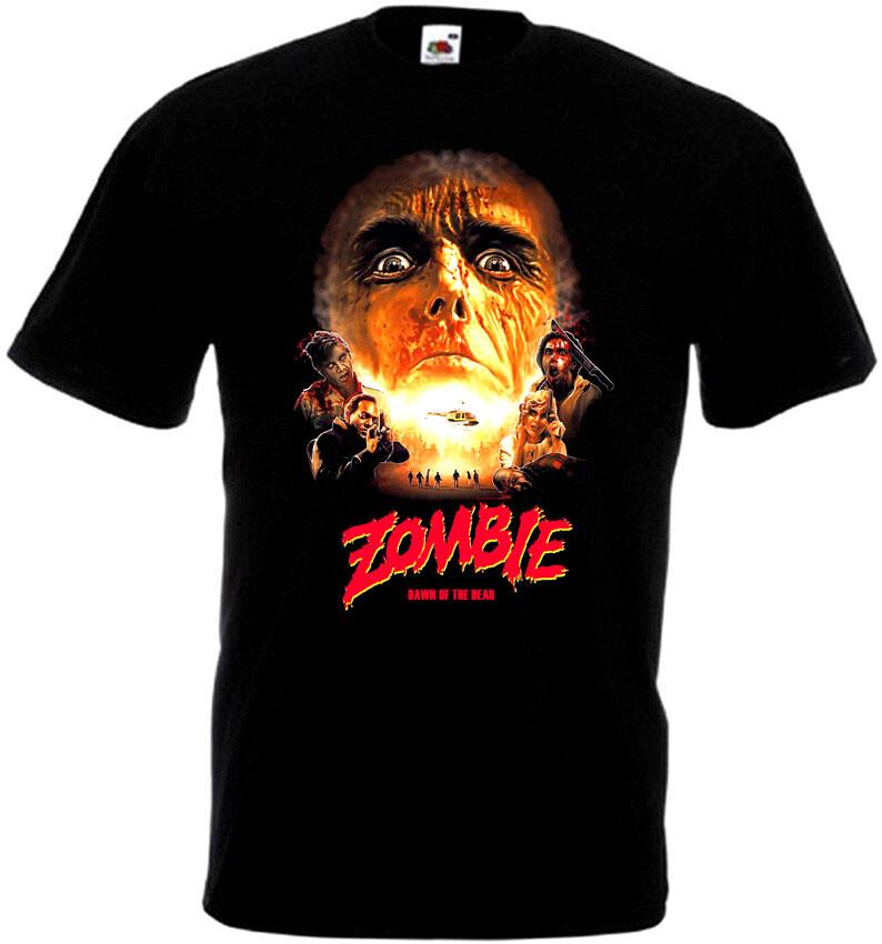 Dawn Of The Dead v12 T-shirt black horror movie Romero all sizes S-5XL